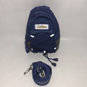 Disney Brand California Adventure Blue Crossbody Waist Bag Fanny Pack Crossbody